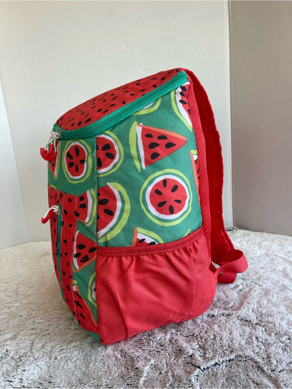 7.5qt Backpack Cooler Watermelon - Sun Squad - Picture 3 of 12